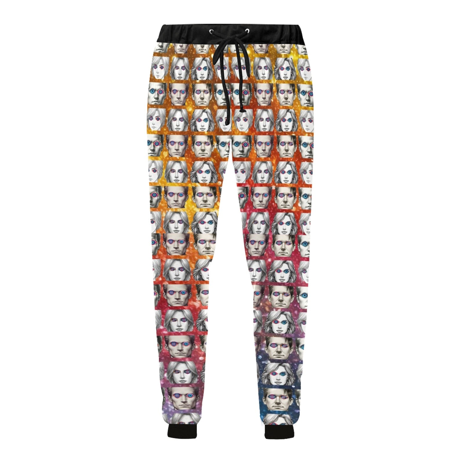 “Cosmic Eyes of Color Are the Pathway” Men’s Joggers - Sizes XS - 4XL
