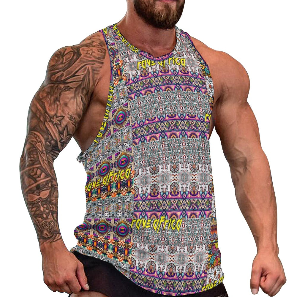 “Rave Africa” Men's Muscle Tank Top