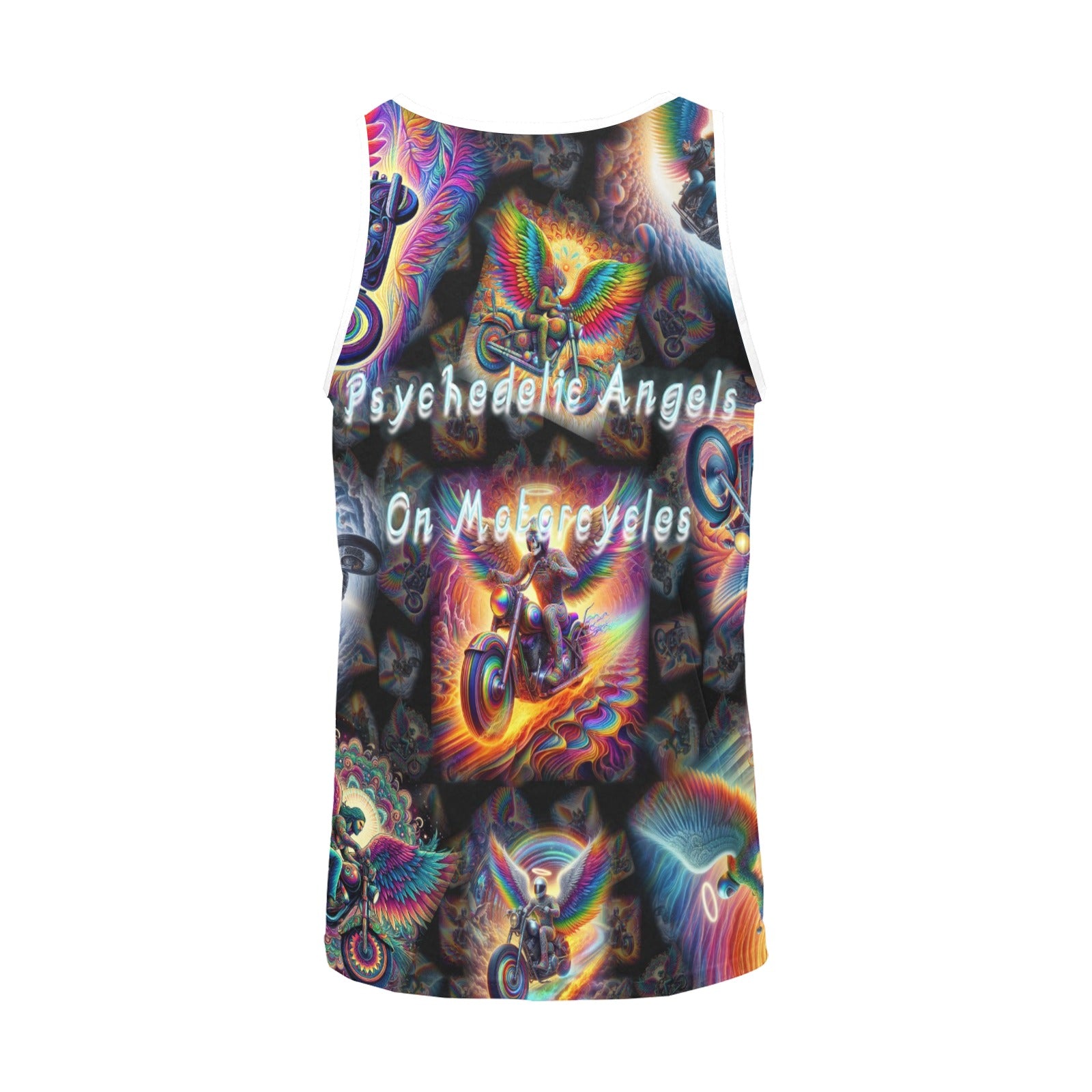 “Psychedelic Angels on Motorcycles“ Men's Standard Tank Top