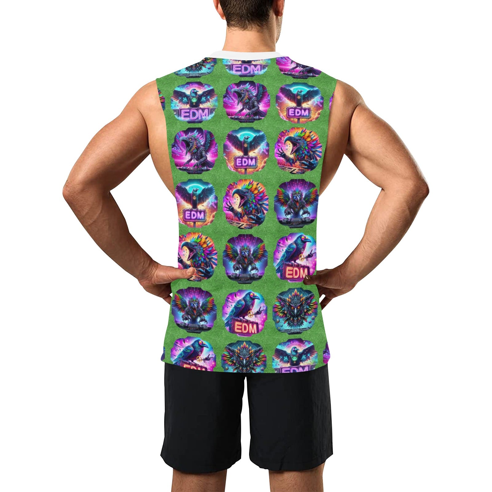 “Ravin’ Ravens” Men's Open Side Tank Top