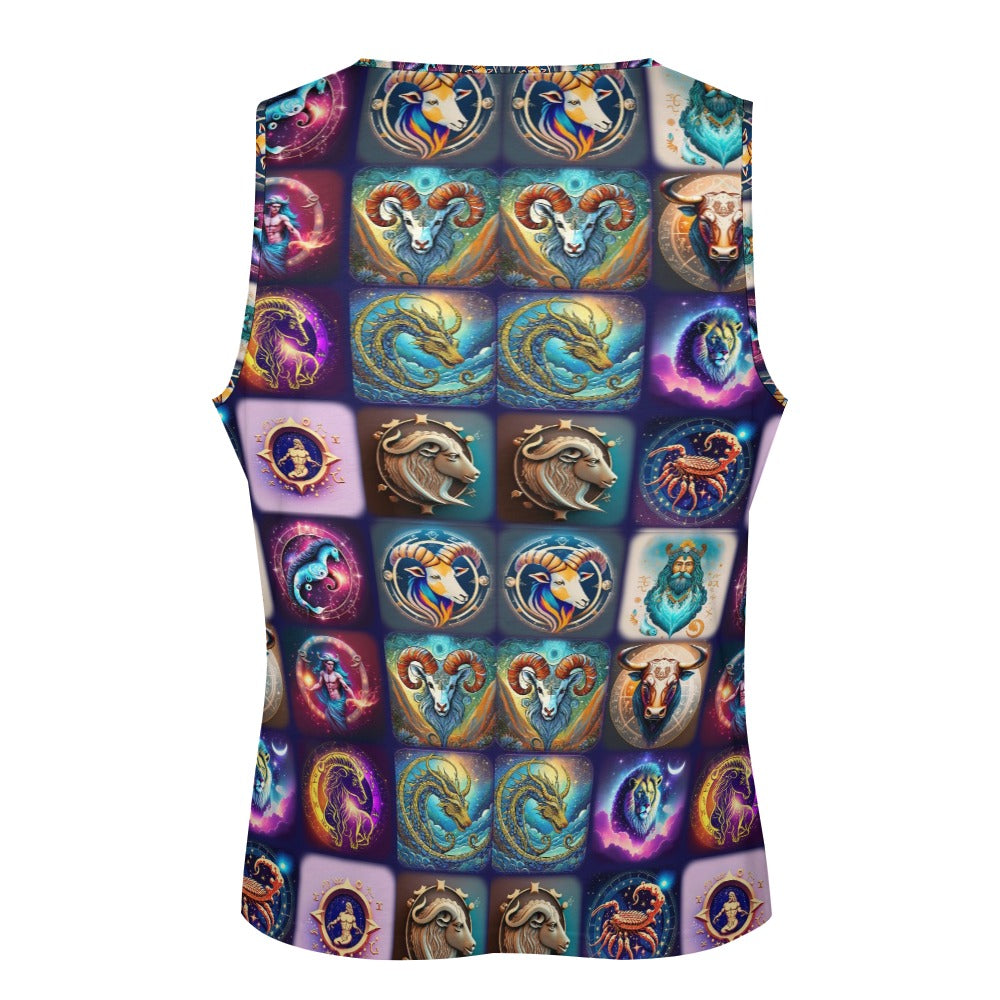 "Zodiac Aligned” Muscle Tank Top