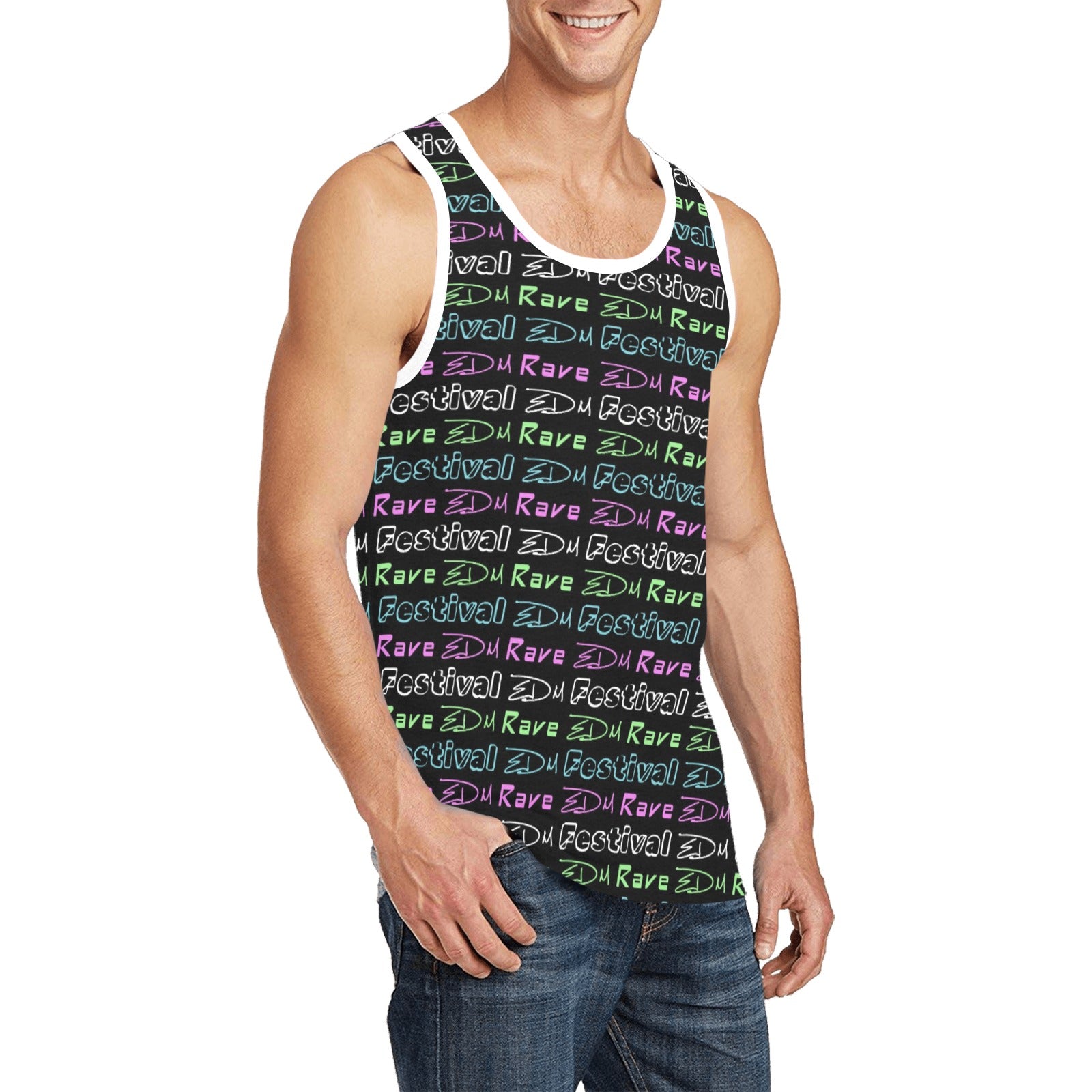 “EDM Rave Festival” Men's Standard Tank Top