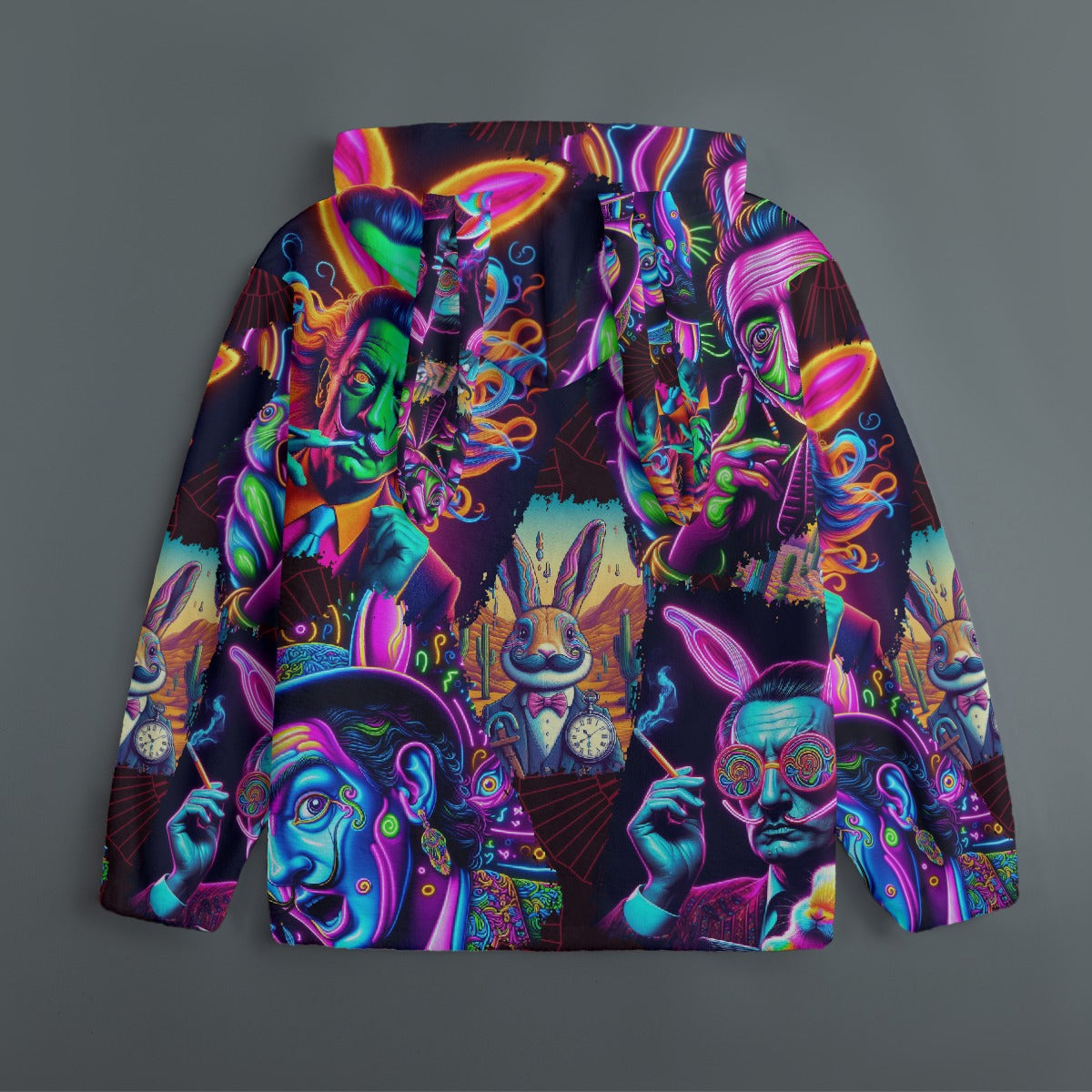 “Psychedelic Toking Salvadore Dali Rabbit Man” - Bunny Ears Long Sleeve Top