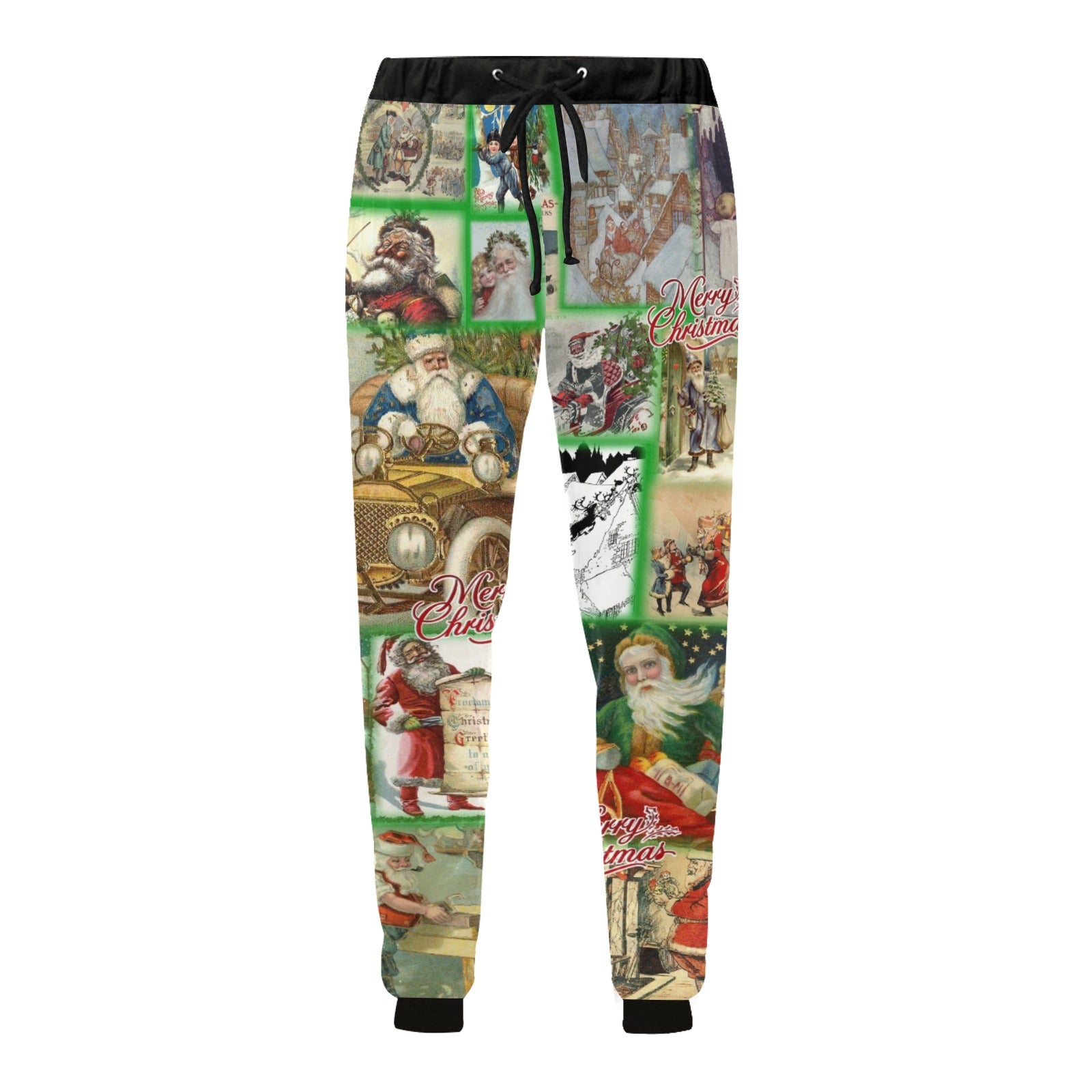 “Santa Revisited Through the Ages” Men’s Joggers - Sizes XS - 4XL