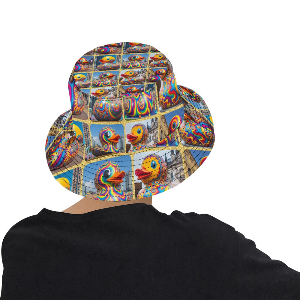 “Psychedelic Rubber Ducky” Festival &nbsp;Bucket Hat for Everyone