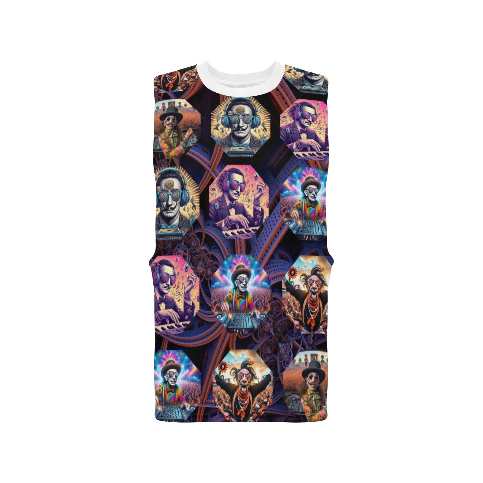 “Master DJ Dali” Men's Open Side Tank Top