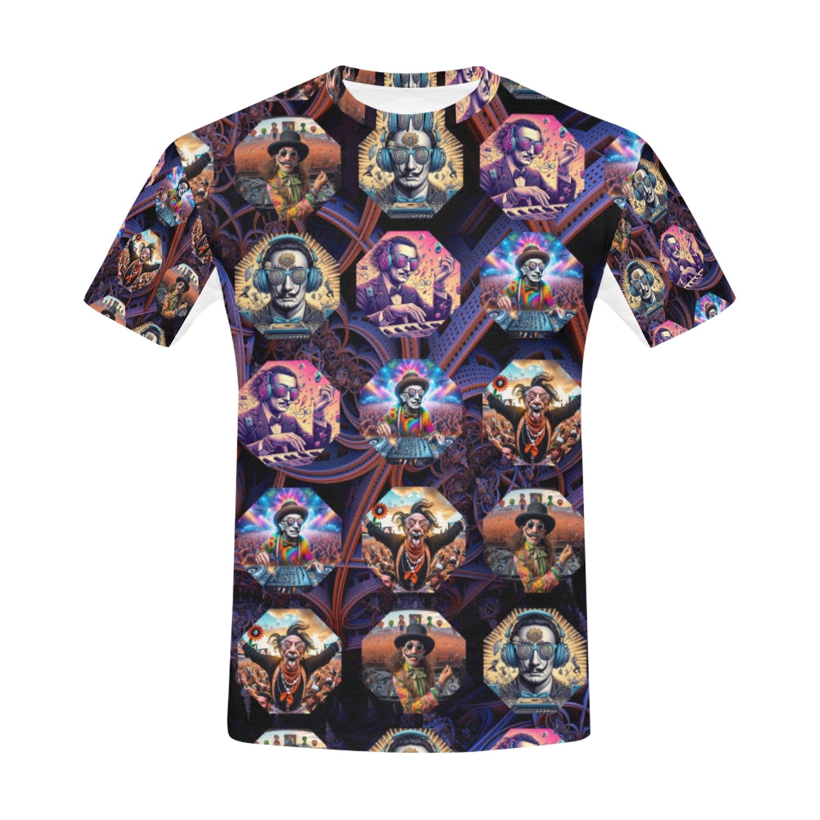 “Master DJ Dali” Men's All Over Print T-Shirt