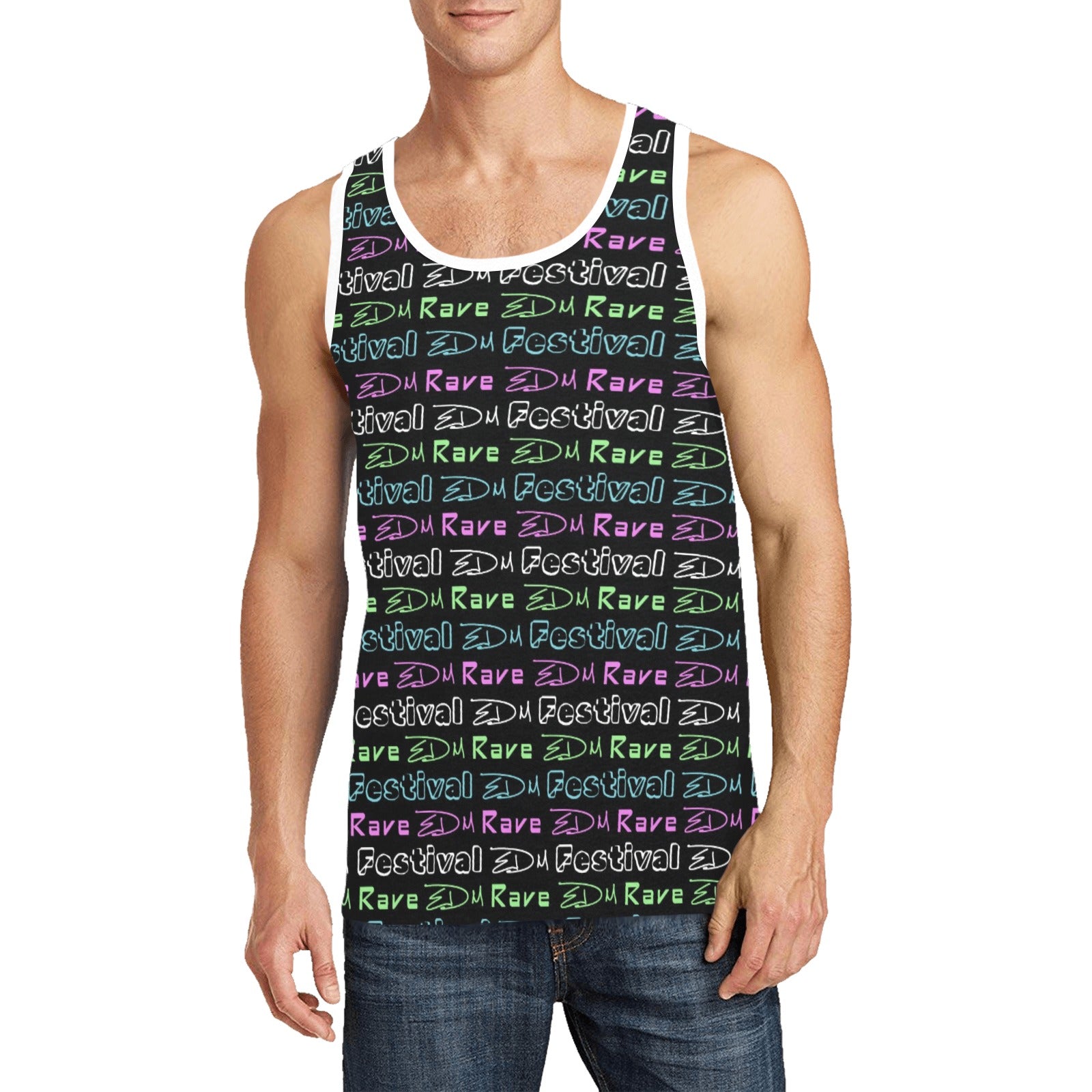 “EDM Rave Festival” Men's Standard Tank Top