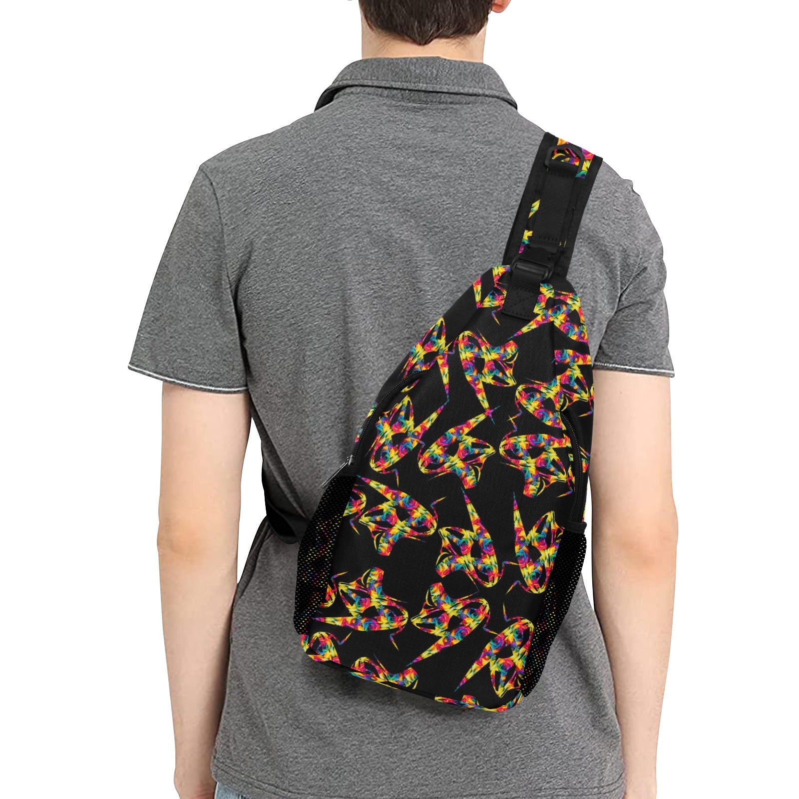 "Festival Twist" Men's Easy Carry Festival Chest Bag