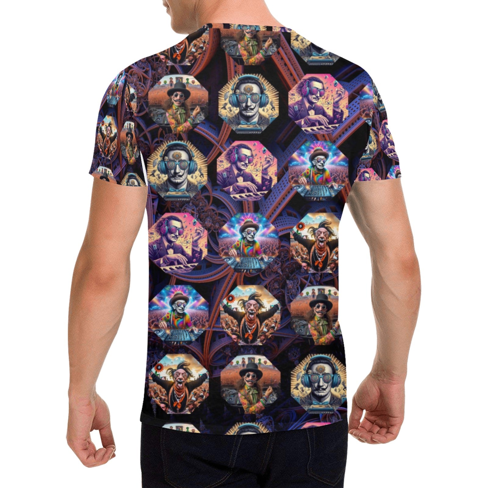 “Master DJ Dali” Men's All Over Print T-Shirt