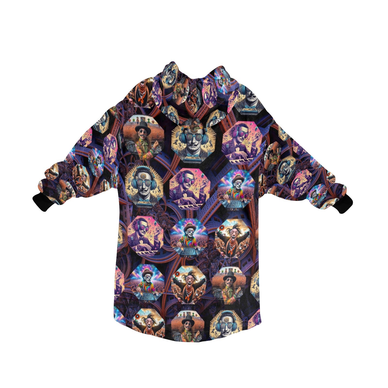 “Master DJ Dali” Women’s Blanket Hoodie