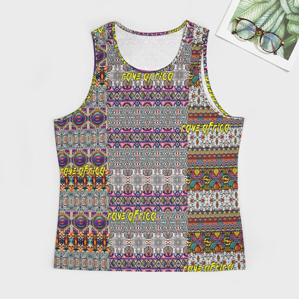 “Rave Africa” Men's Muscle Tank Top