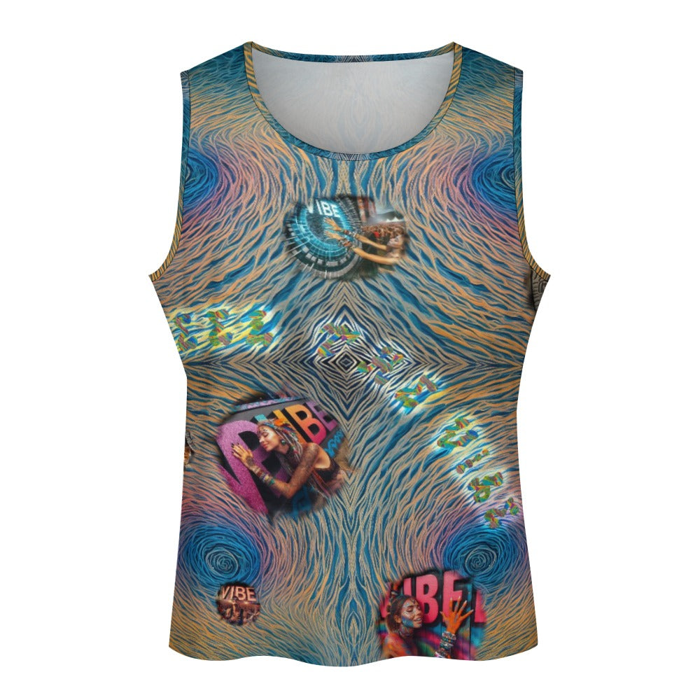 “Feel the Vibe” Men's Muscle Tank Top