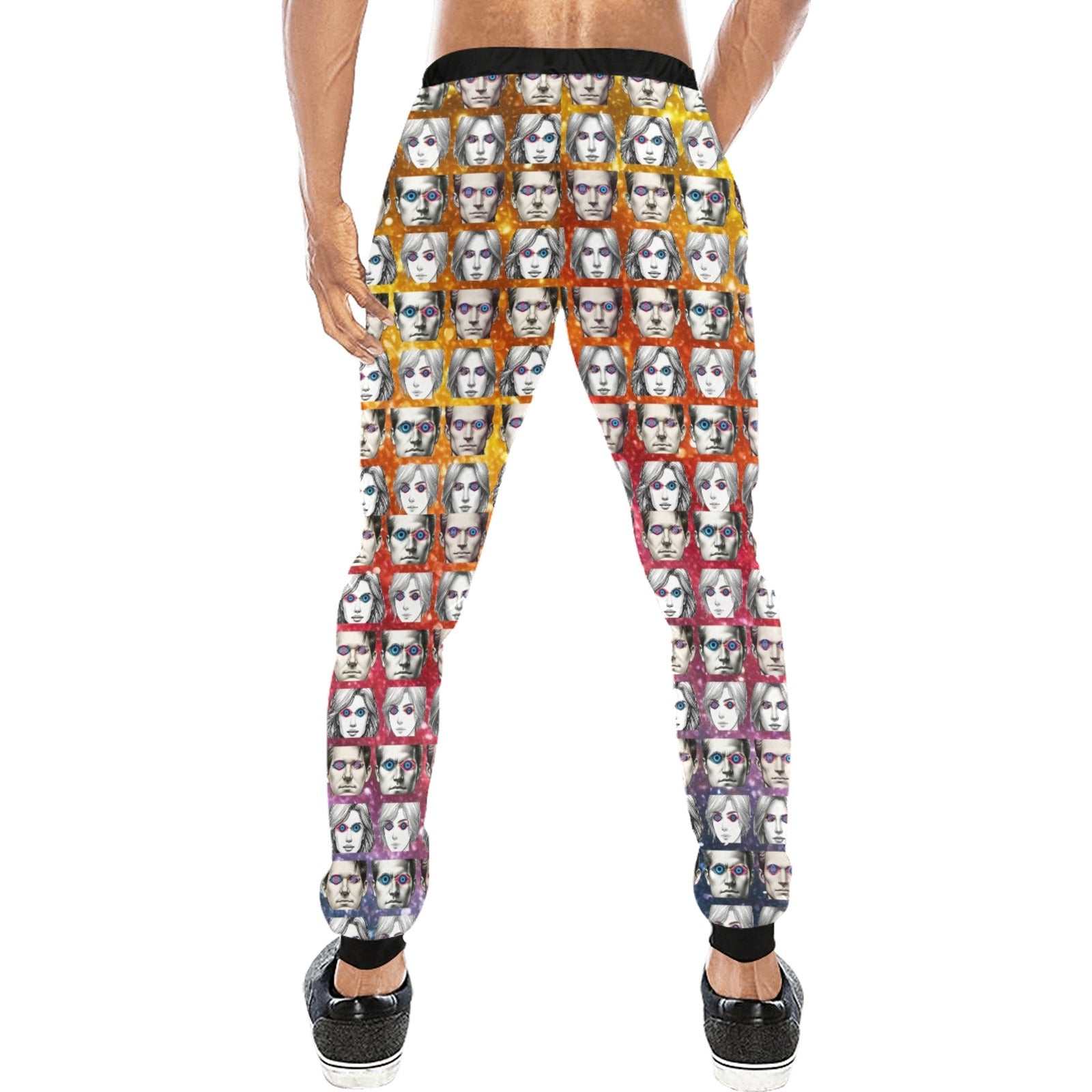 “Cosmic Eyes of Color Are the Pathway” Men’s Joggers - Sizes XS - 4XL