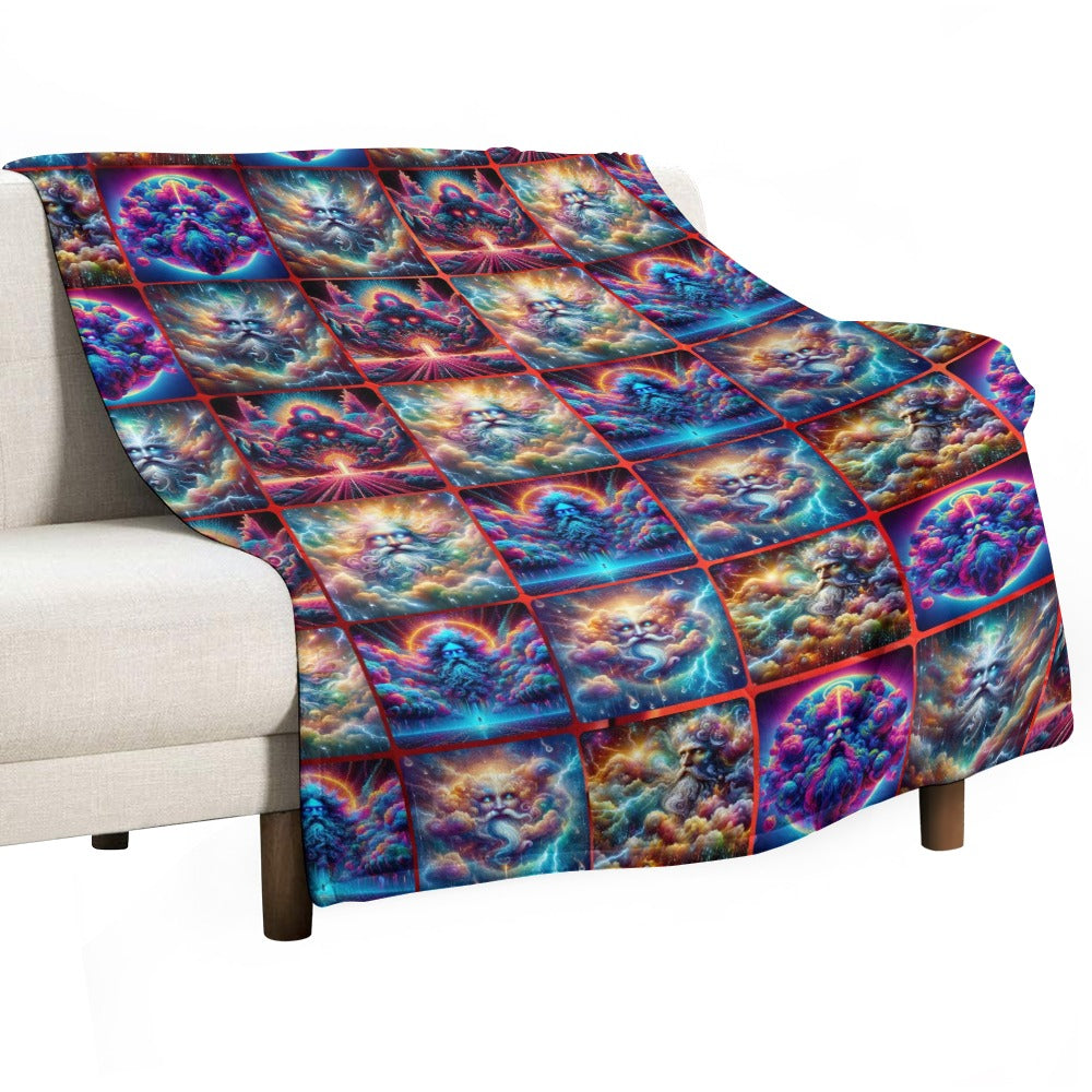 “Storm Clouds of God” Ultra-Soft Flannel Blanket - Multiple Sizes