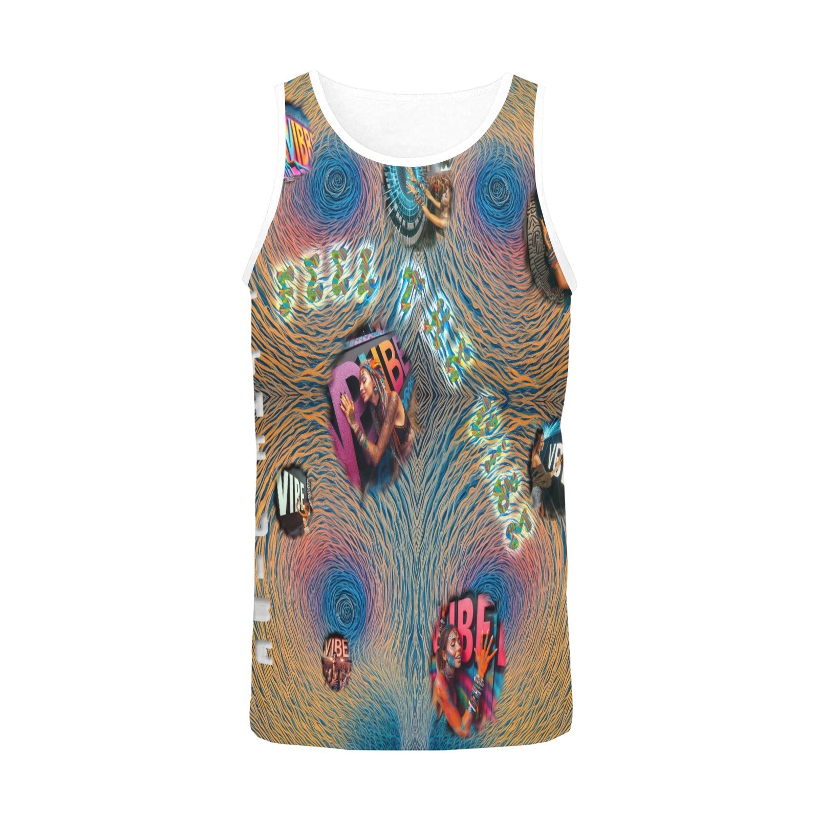 “Feel the Vibe” Men's Standard Tank Top