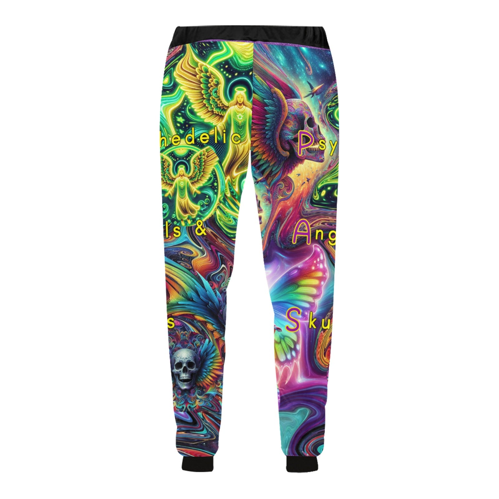 "Psychedelic Angels And Skulls” Men’s Joggers