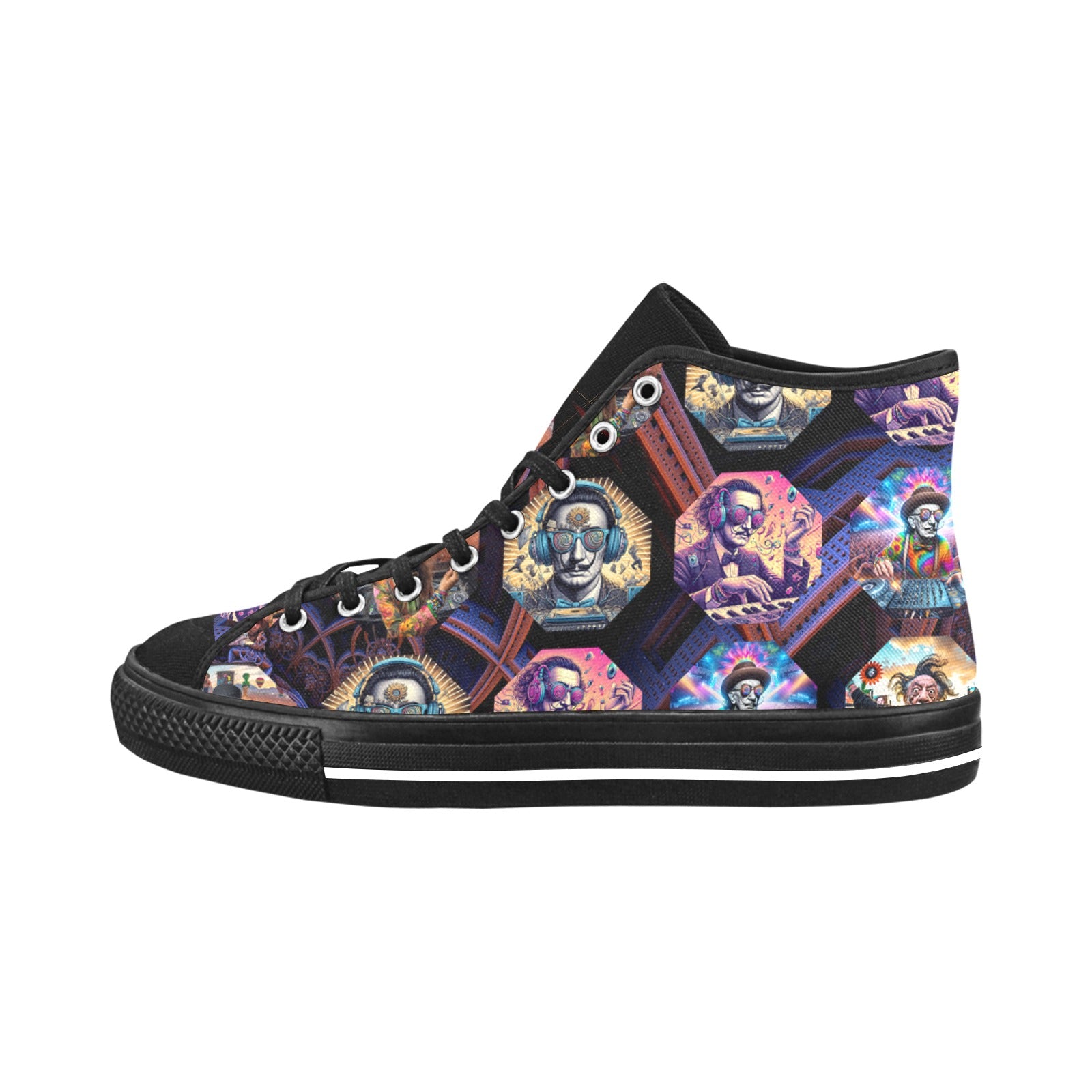 “Master DJ Dali” Vancouver High Top Canvas Men's Shoes