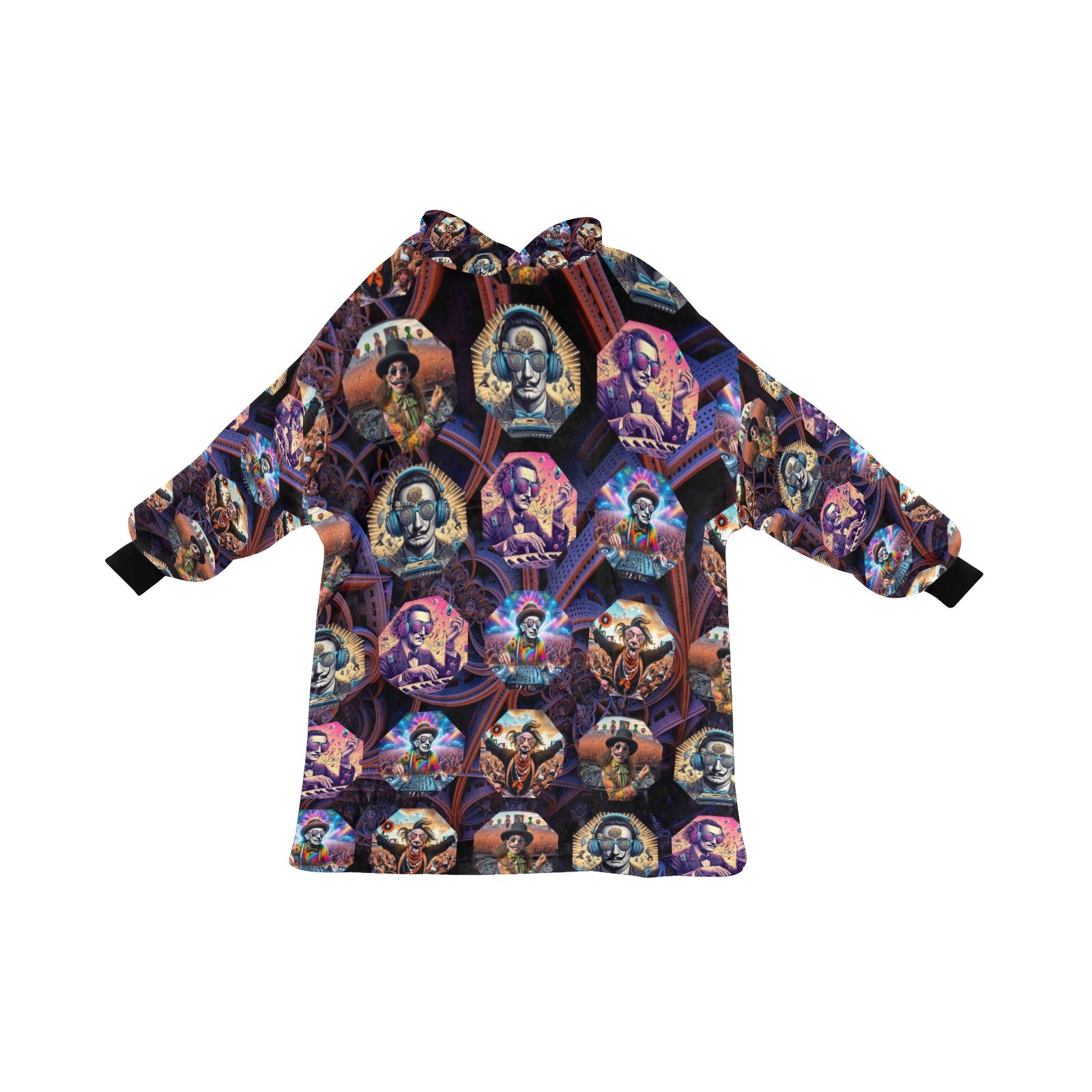 “Master DJ Dali” Women’s Blanket Hoodie